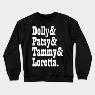 Country Legends / Retro Style Country Music Fan Crewneck Sweatshirt